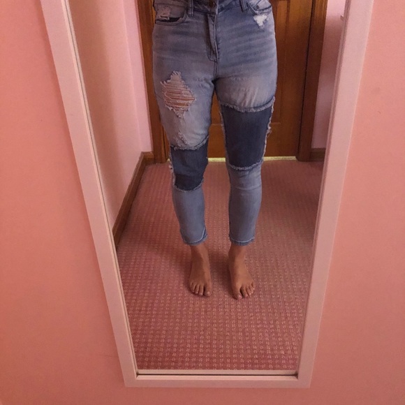 Multi-colored Denim Jeans - Picture 2 of 4